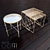 Elegant Zara Home Table Set 3D model small image 1