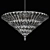 Elegant Crystal Chandelier 3D model small image 1