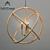 Industrial Rope Chandelier 3D model small image 1