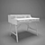 Elegant Walnut Desk - Cosmo 3D model small image 2