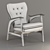 Mid-Century Modern Wegner 3 Chair 3D model small image 2