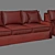 Title: Barbara Barry Tiburon Sofa & Lounge Chair 3D model small image 3