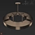 Elegant Ozone Chandelier V 3D model small image 2