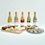 Elegant Leeuwin Wine & Snack Set 3D model small image 1