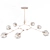 Elegant Bubbles Chandelier 3D model small image 1