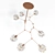 Elegant Bubbles Chandelier 3D model small image 2