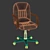 Title: ErgoPro Office Chair 3D model small image 2