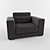 Elegant Piet Boon Armchair 3D model small image 1