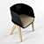 Contemporary Bridge Lucia Dining Chair 3D model small image 2