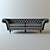 Triple Bed Chesterfield Sofa 3D model small image 3