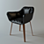 S452 Eliot: Stylish Leather Armchair 3D model small image 1