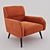 Gamma Giselle PNA Armchair 3D model small image 1