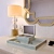 Luxury Dressing Table Set: Bernhardt Desk, Mirror, Shagreen Box & Tray, Lamp, Decor 3D model small image 2