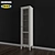 HEMNES White Stain Display Cabinet 3D model small image 1