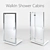 Sleek WalkIn Shower Cabins 3D model small image 1