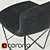 ComfortMax Bar Chair with Padded Seat 3D model small image 3