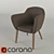 Chic Chair: Calligaris Gossip 3D model small image 1