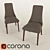 Elegant ETOILE Chair by Calligaris 3D model small image 1