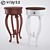 Elegant Tea Table 3D model small image 1