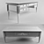 Elegant Classic Desk 3D model small image 3