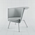 Modern Comfort: H57 Easy Chair 3D model small image 3