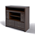 Quinden Fireplace Media Chest 3D model small image 1