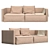 Ultimate Comfort Sofa 3D model small image 1