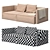 Ultimate Comfort Sofa 3D model small image 2