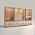 Italian Inspired Glass Showcase Cabinet 3D model small image 1