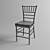 Elegant Aluminum Chiavari Chair 3D model small image 3