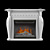 Dimplex Vienna Fireplace 2kW Power 3D model small image 2