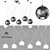 Multisphere Pendant Silver 5: Modern Loft Hanging Lamp 3D model small image 1