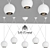 Multisphere Pendant Silver 5: Modern Loft Hanging Lamp 3D model small image 3
