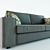 IKEA Kivik 3-Seater Sofa Bed 3D model small image 2