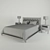 Modern Baker Bedroom Set 3D model small image 2