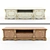 Vintage TV Cabinet - Classic Style 3D model small image 1