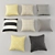Luxury Cushion Set: H&M Home 3D model small image 2