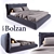 Bolzan Nido Bed: Elegant and Spacious 3D model small image 1
