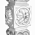 Elegant Carved Wooden Column 3D model small image 3