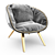 ErgoLux Comodo Chair 3D model small image 1