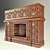 Classic Fireplace: Inspired by Traditional Elegance 3D model small image 2