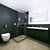 Modern Bathroom Set 3D model small image 1