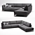 Fargo Corner Sofa: Stylish & Spacious 3D model small image 2