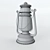 Vintage Hanging Lantern 3D model small image 3