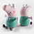 Papa Pig Plush Toy 3D model small image 1