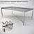 Elegant Bernhardt Marquesa Table (359-021G, 359-021) 3D model small image 1