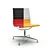 Vitra Aluminium Office Chair with Leather Finish 3D model small image 2