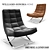  Luxe Leather Armchair 3D model small image 1