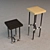 Industrial-style Stool: Functional & Stylish 3D model small image 1