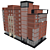 Modern Multi-storey Residential Building 3D model small image 1